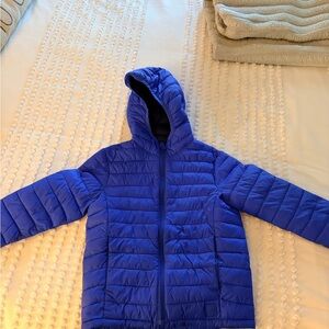 GAP Kids Royal Blue Thin Puffer Jacket